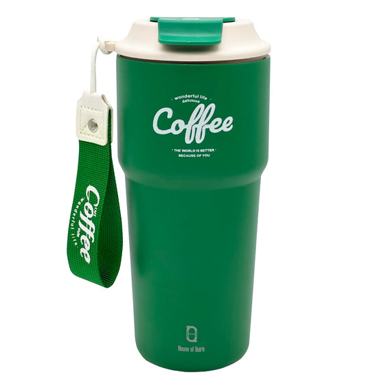 Stainless Steel Coffee Mug, 620 ML Spill Proof Travel Mug with Lid Insulated Tumbler