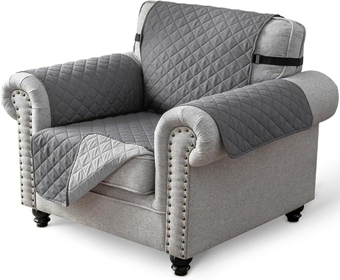 Reversible Sofa/Couch Covers 280 GSM (GREY/LIGHT GREY)