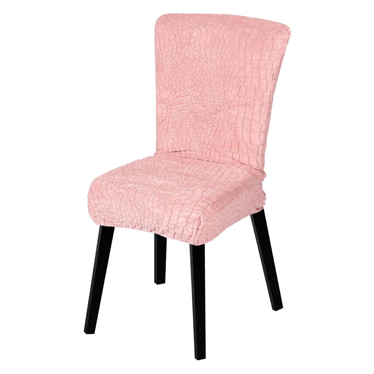 Stretchy Universal Jacquard Sapphire Chair Cover (Pink)