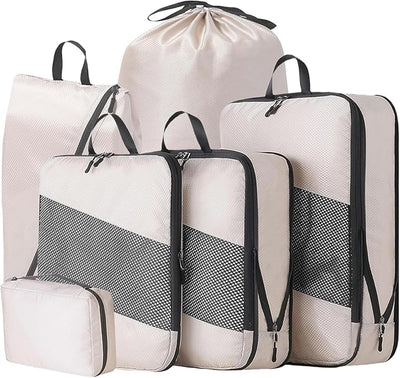 Compression Packing Cubes Travel Organizer Set of 6