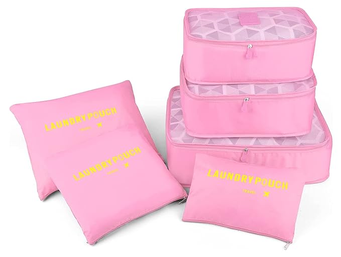 Travel Storage Bag Luggage Case Organizer Bag (6Pcs/1Set)