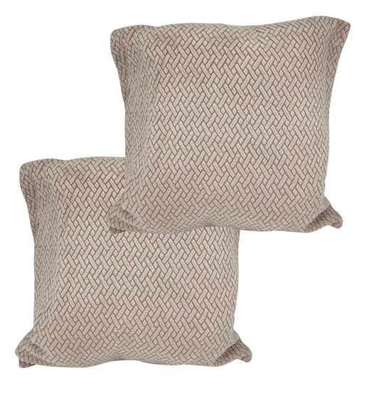 Polar Fleece Fabric Cushion Cover With Zipper (45 x 45 cm) (Khaki)