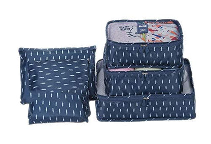 Packing Cubes Space Savers Bags Travel pouches (6 pcs/1 set)