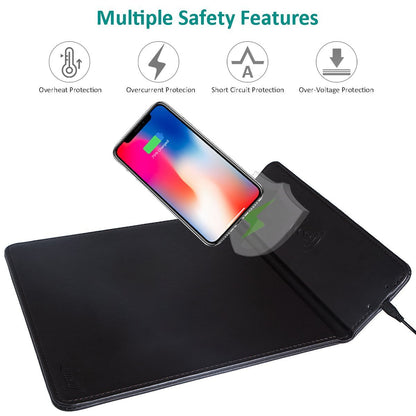 Wireless Charging Mouse Pad Fast Charging