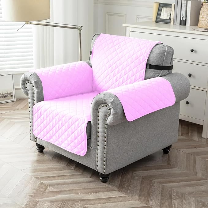 Reversible Sofa/Couch Covers 280 GSM (PINK/BEIGE)