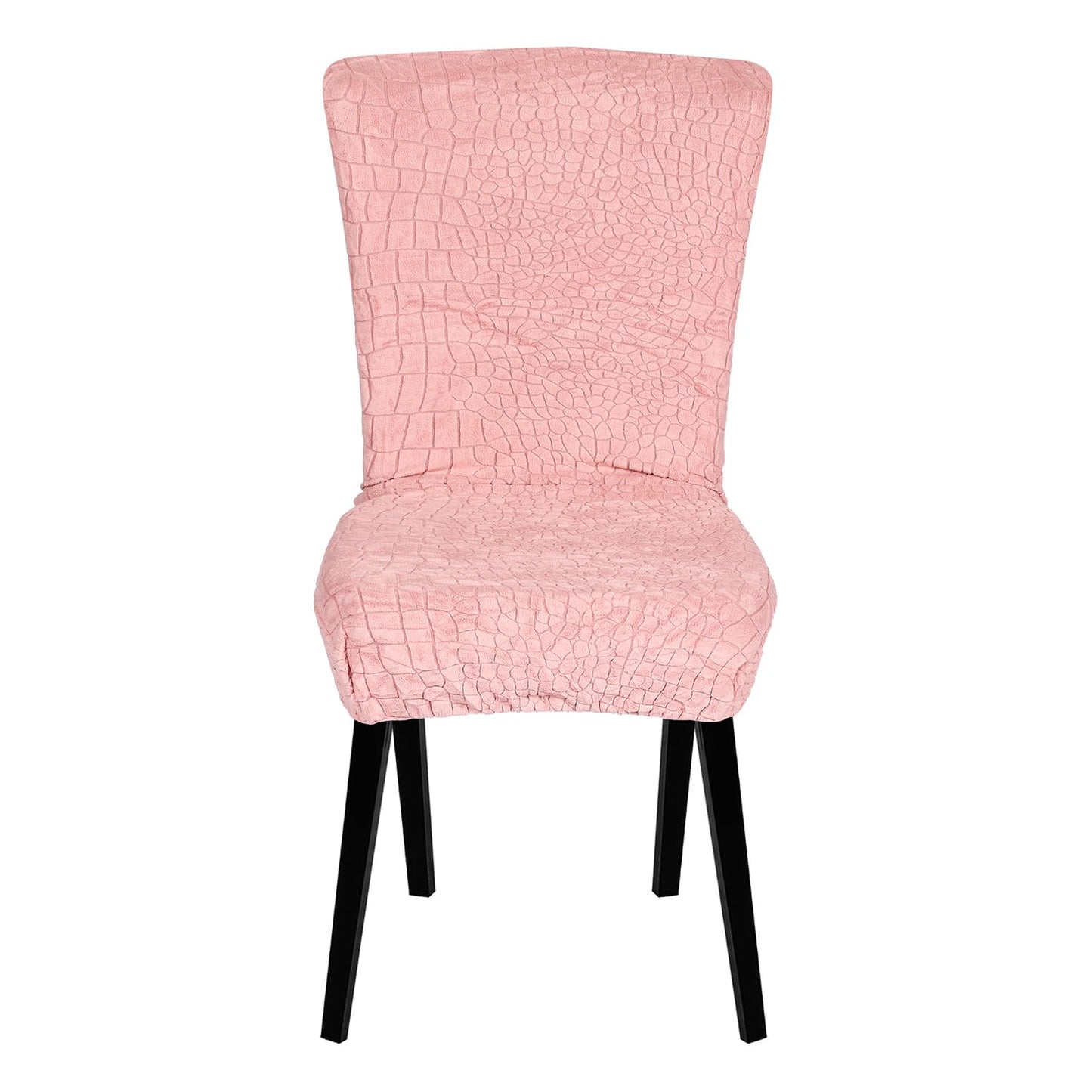 Stretchy Universal Jacquard Sapphire Chair Cover (Pink)