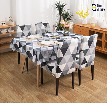 Dining Table Cover Waterproof kitchen dining (1 Piece Table Cover Only 140x220cm)