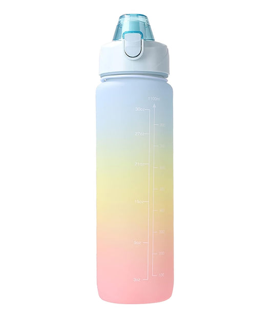 1 liter Water Bottles With Time Markings Sports Water Bottle