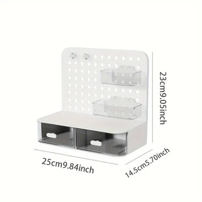 Hook Drawer Type Hole Board Small Card Stand