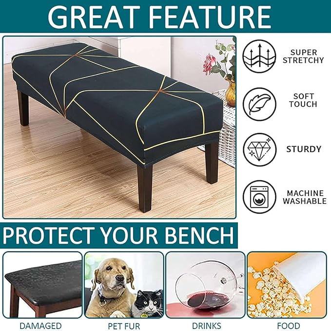 Bench Cover Bench Seat Cushion Slipcovers