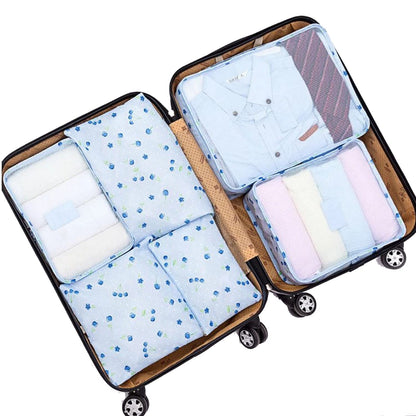 Packing Cubes Space Savers Bags Travel pouches (6 pcs/1 set)