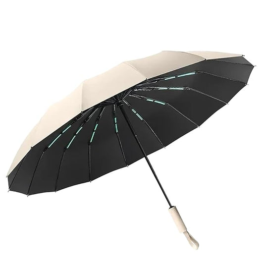 Watercolor Small Scenery Automatic Anti-UV Rain Umbrella