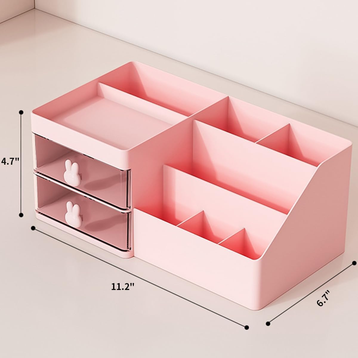 2 Drawer Makeup Organizer