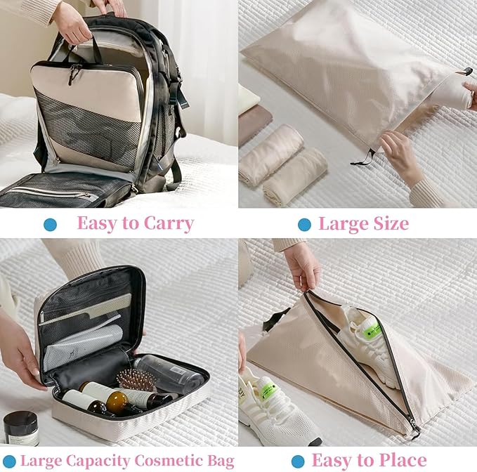 Compression Packing Cubes Travel Organizer Set of 6