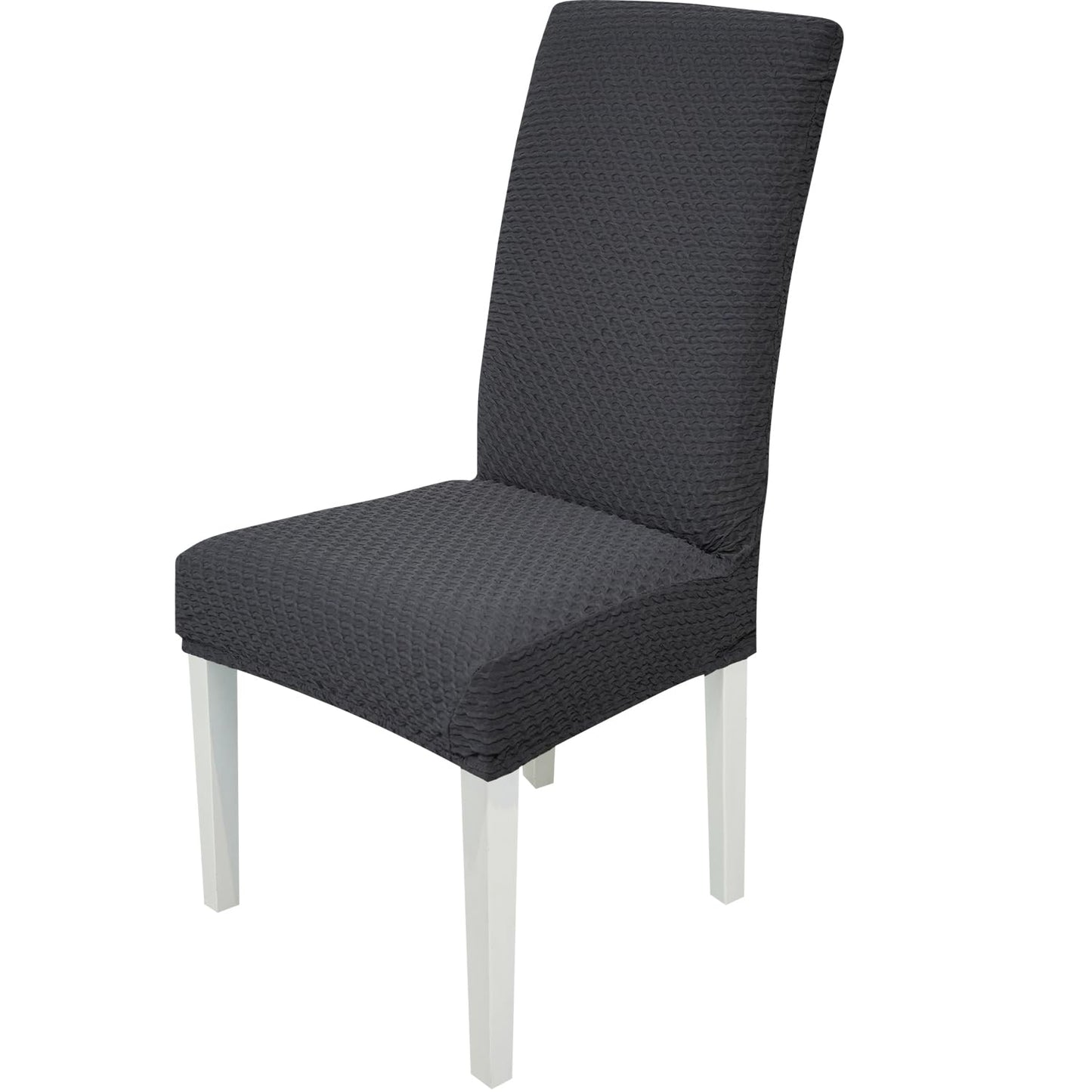 Stretchy Universal Jacquard Chair Cover-Charcoal