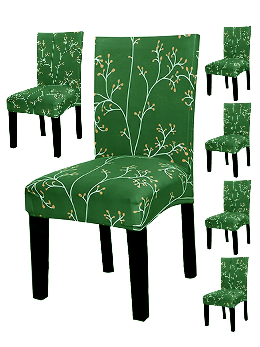 Elastic Chair Cover (Green Branch)