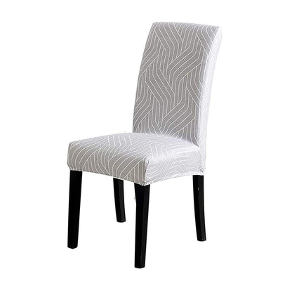 Elastic Chair Cover-Grey Complex