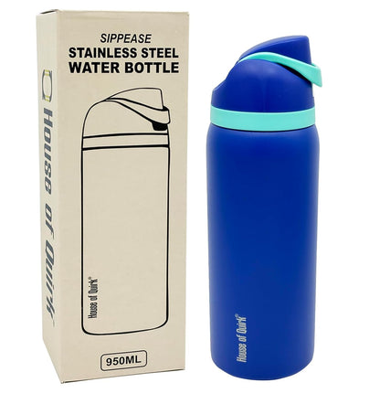 Sipp ease Insulated Stainless Steel Water Bottle with Straw (950 ML)