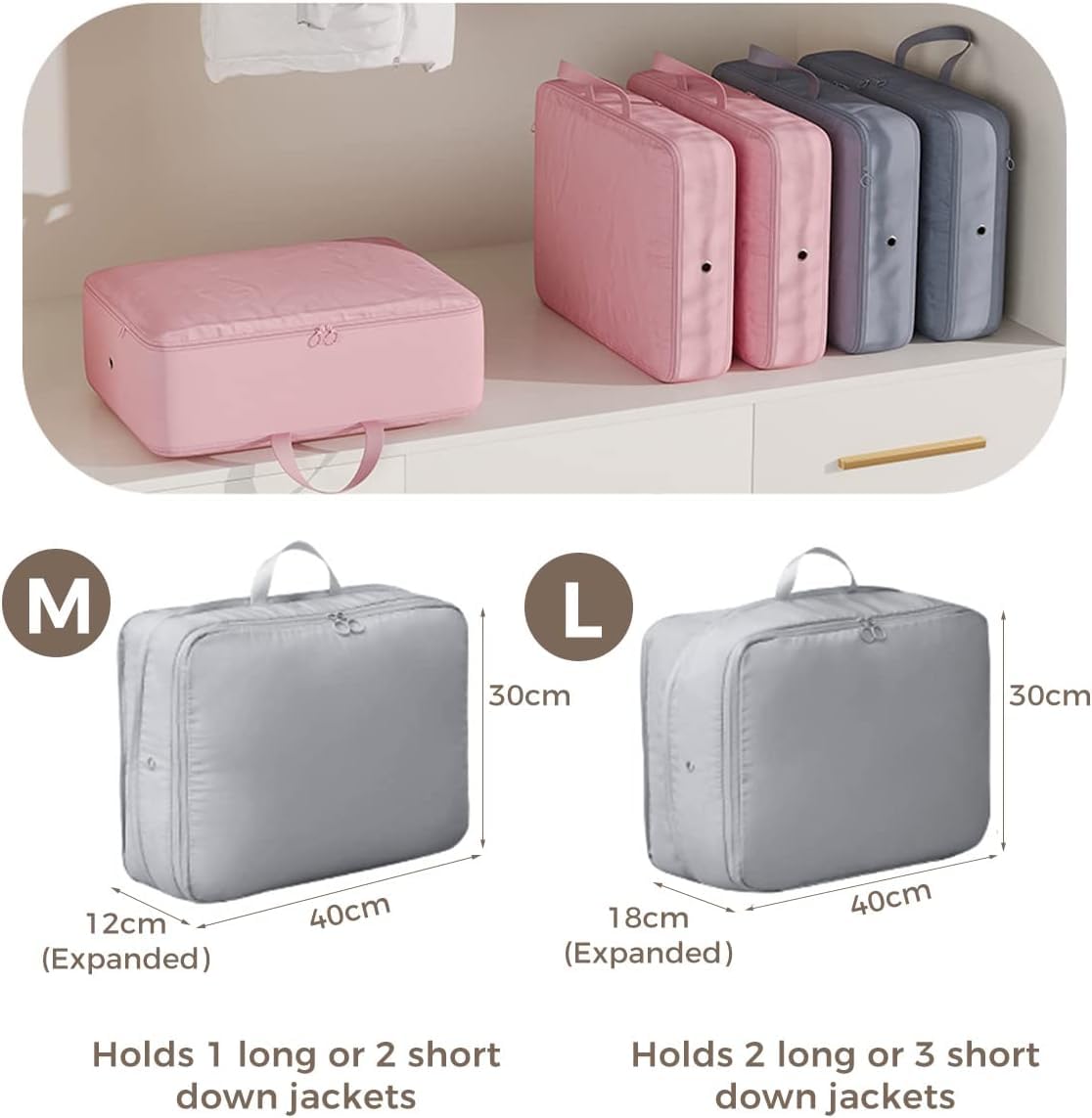 Compression Packing Cubes for Suitcases