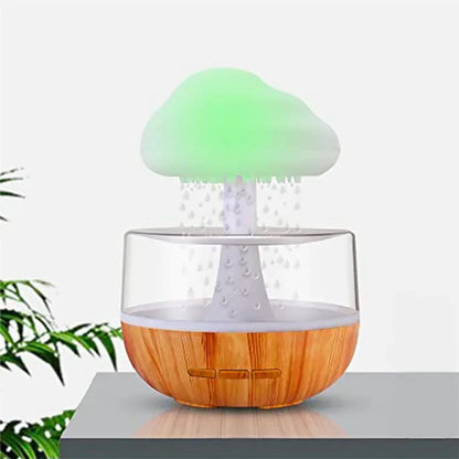 Rain Cloud Water Drops Sounds  Diffuser with Calming Colorful Night Lights