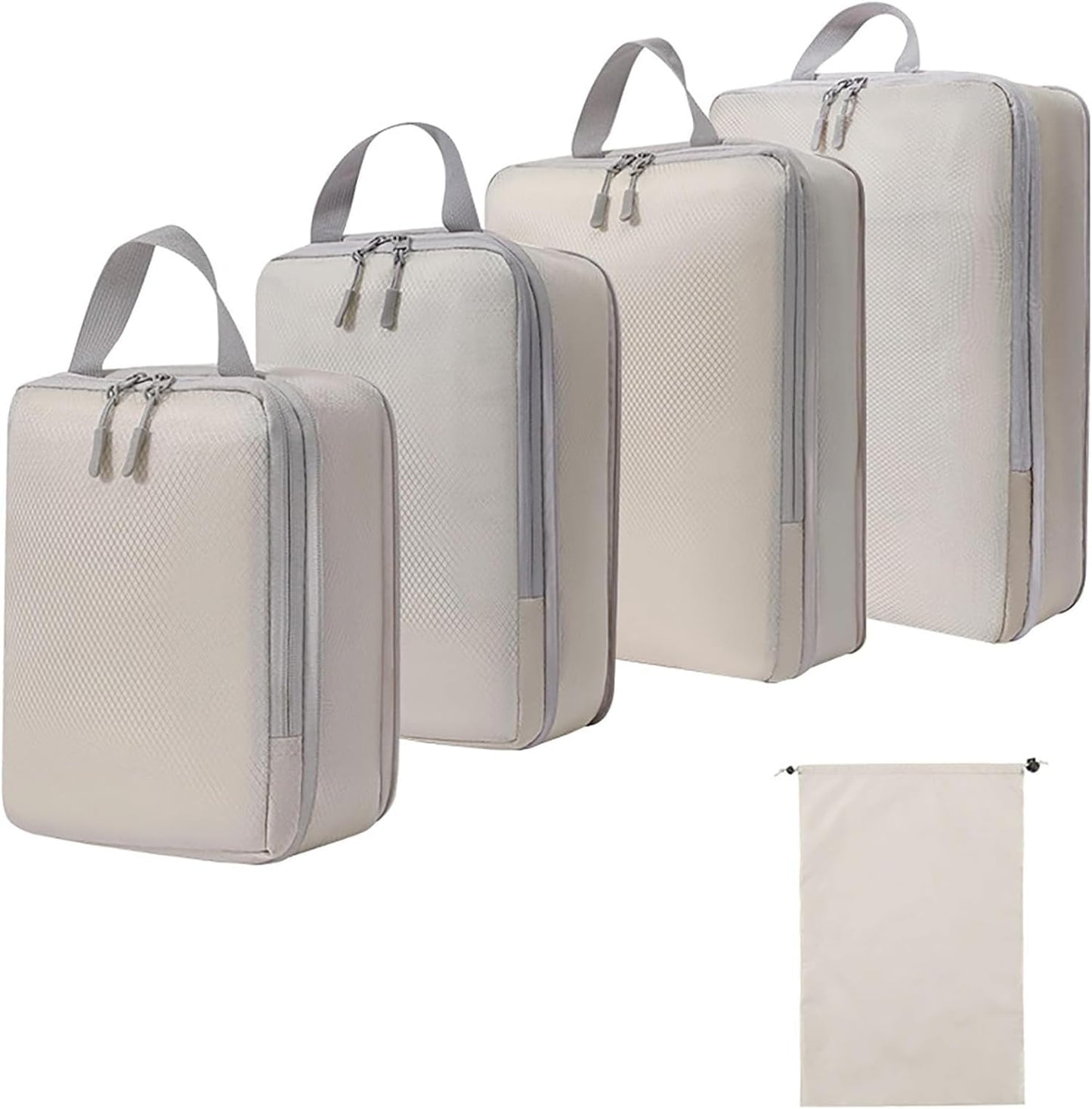 Compression Packing Cubes for Travel, 5 Set Packing Cubes Travel Organizer