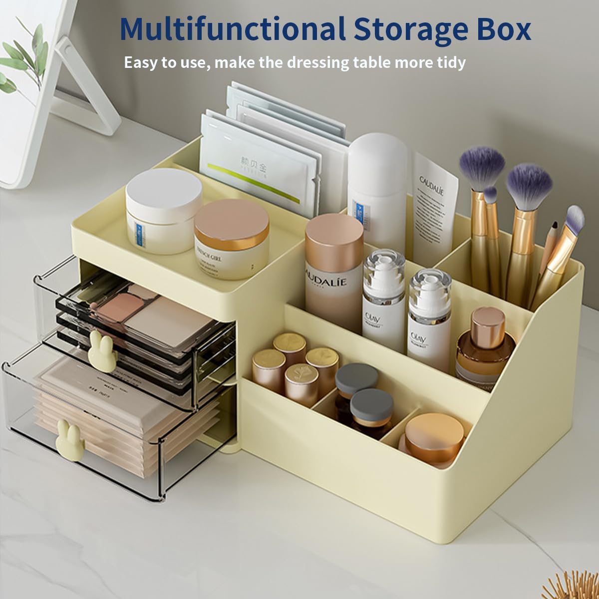 2 Drawer Makeup Organizer