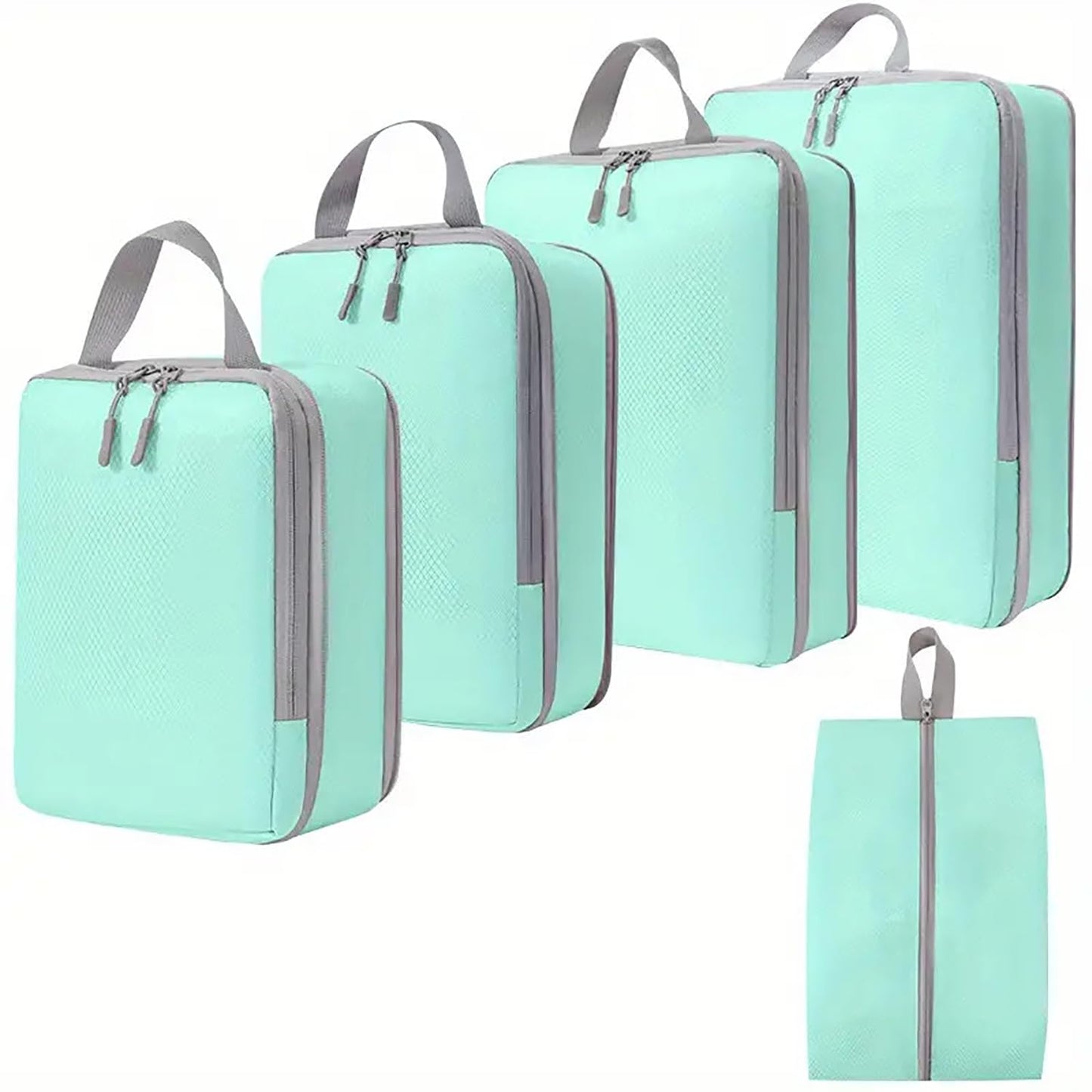 Compression Packing Cubes for Travel, 5 Set Packing Cubes Travel Organizer