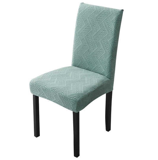 Elastic Jacquard Chair Cover (Pattern Green)