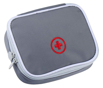 Portable First Aid Empty Kit Pouch (Grey)