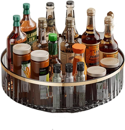 Turntable Cupboard Organizer Multi-Functional Spice Rack