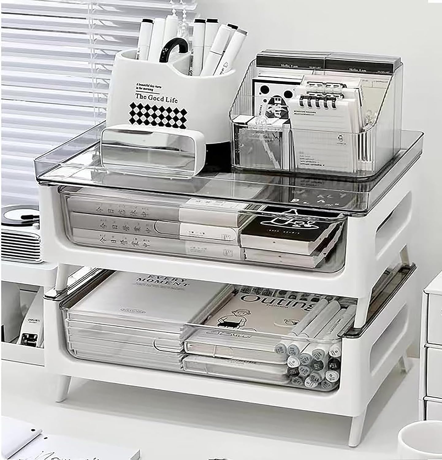 Multilayer Folder Drawer Storage Box