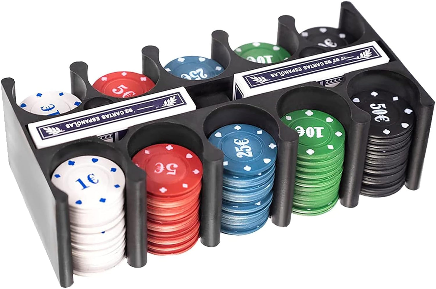 Poker Set Casino Game - 200 Poker Chips for Adult