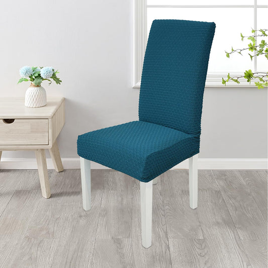 Stretchy Universal Jacquard Chair Cover-Teal