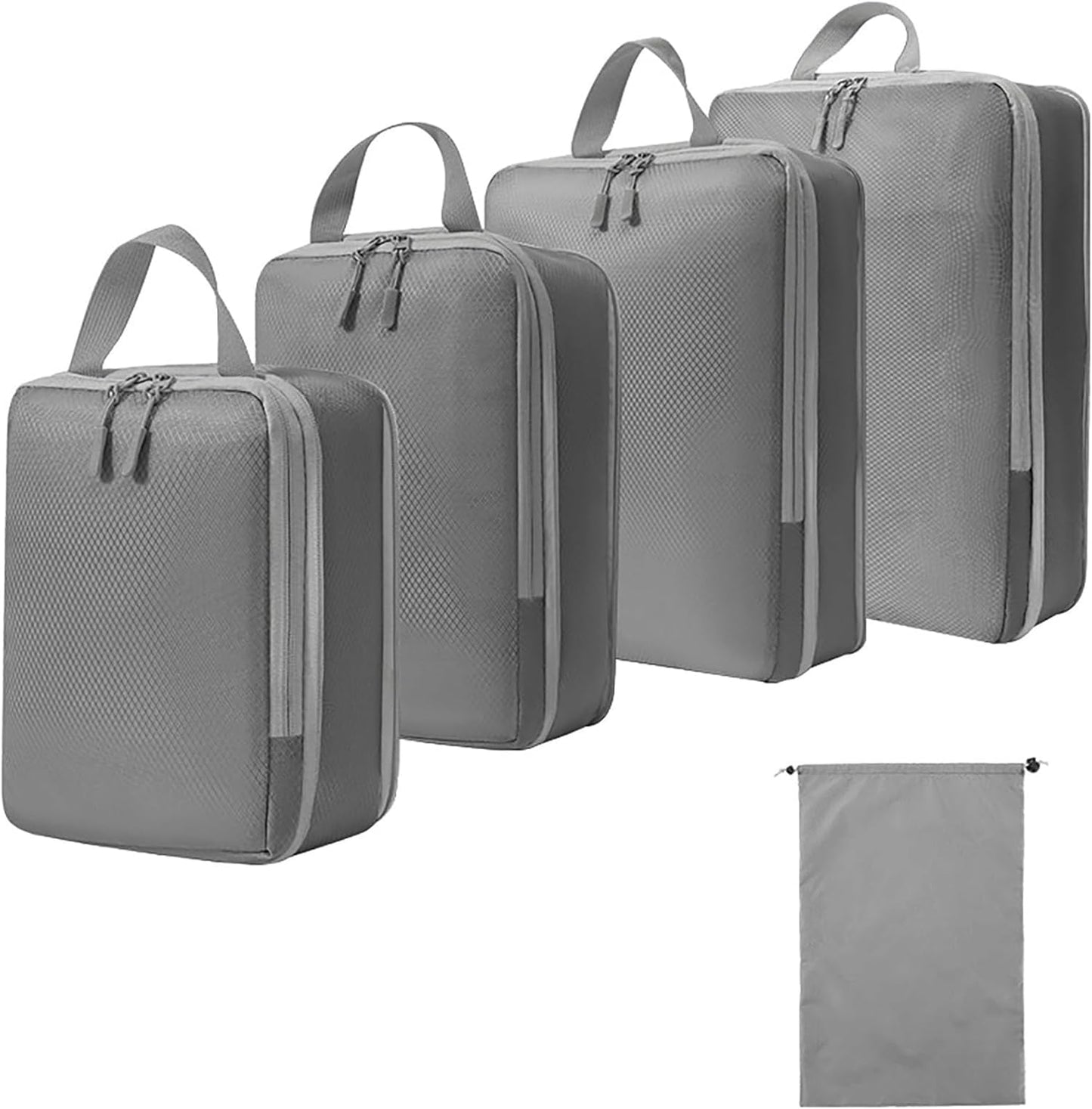 Compression Packing Cubes for Travel, 5 Set Packing Cubes Travel Organizer