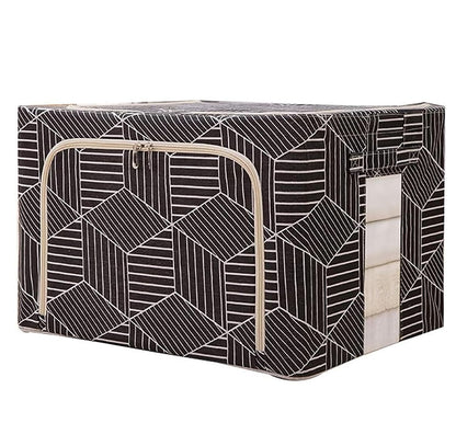 Clothing Storage Box with Steel Frame Support