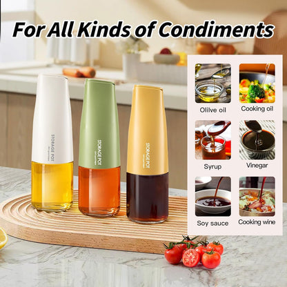 Auto Flip Olive Oil Dispenser Bottle for Kitchen – 500ml