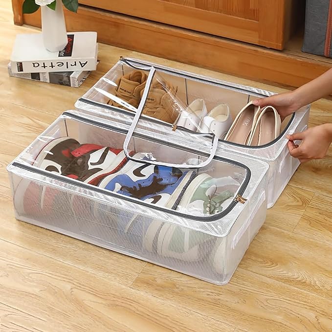 Clothes Storage Bag Organizer with Zipper - (18 Litre)