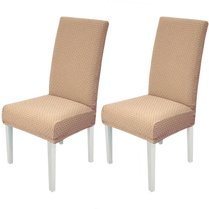 Stretchy Universal Jacquard Chair Cover-Beige