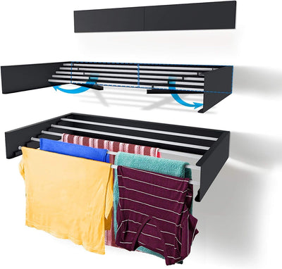Wall Mounted Laundry Drying Rack-80CM