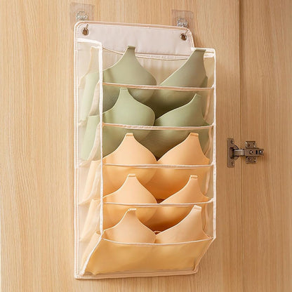 6 Mesh Pockets, Space-Saving Storage Hanging Bag