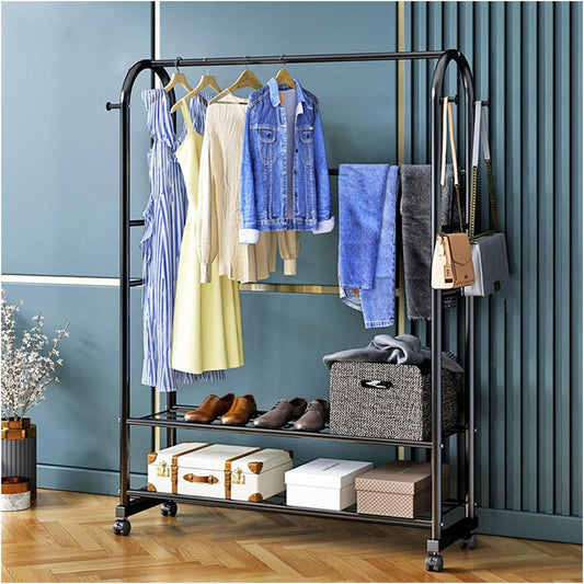 Garment Coat Rack with Wheels