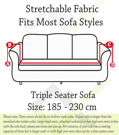 Jacquard Fabric Texture Sofa Cover 220 GSM Sofa Slipcover-Stone