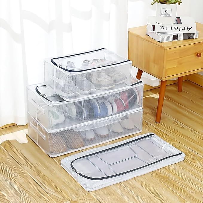 Clothes Storage Bag Organizer with Zipper - (18 Litre)