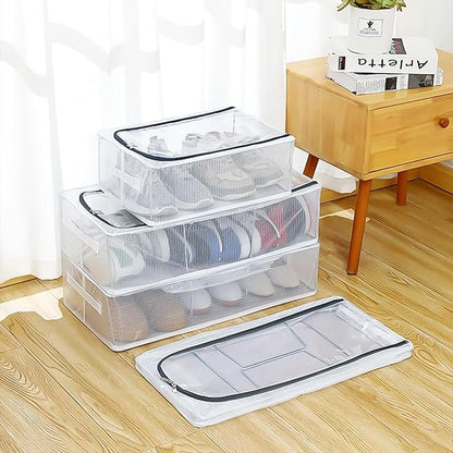 Clothes Storage Bag Organizer with Zipper - (18 Litre)