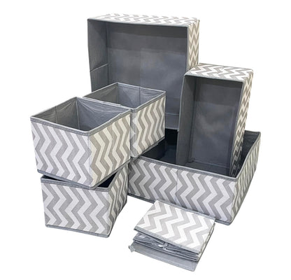 Foldable Cloth Storage Box Drawer Organizer Containers Set of 8