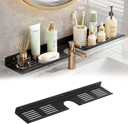 Stainless Steel Tap Storage Shelf for Kitchen 50 cm (Black)