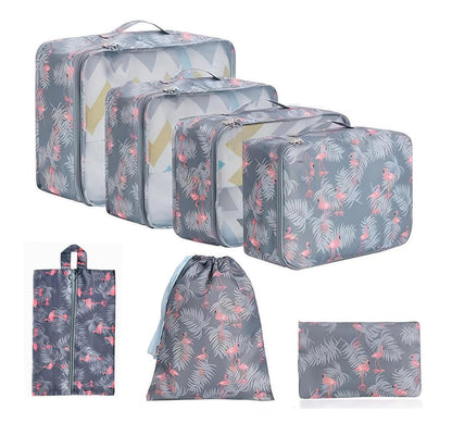 Packing Cubes With Pouch & Toiletry Bag (Set of 7)