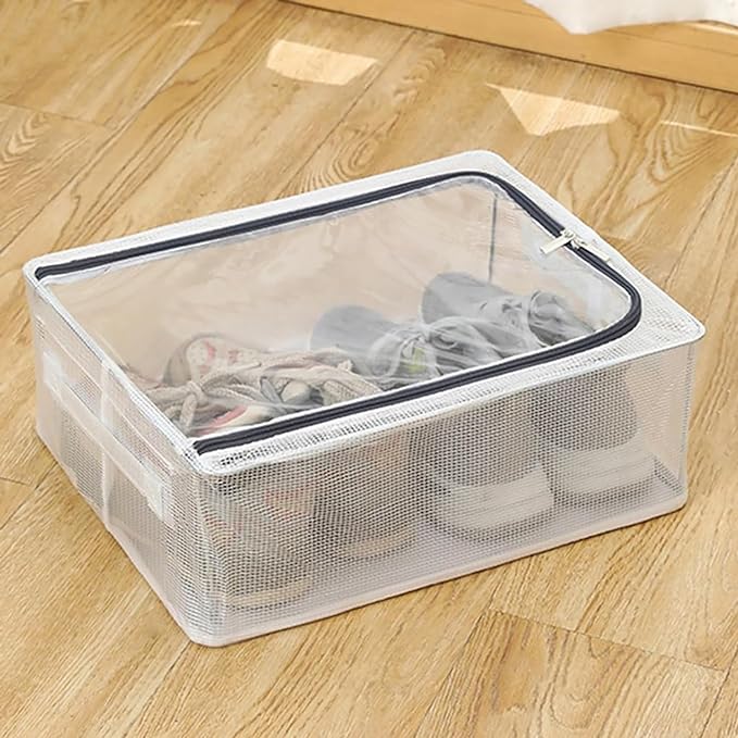 Clothes Storage Bag Organizer with Zipper - (18 Litre)