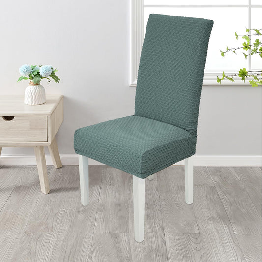 Stretchy Universal Jacquard Chair Cover-Green