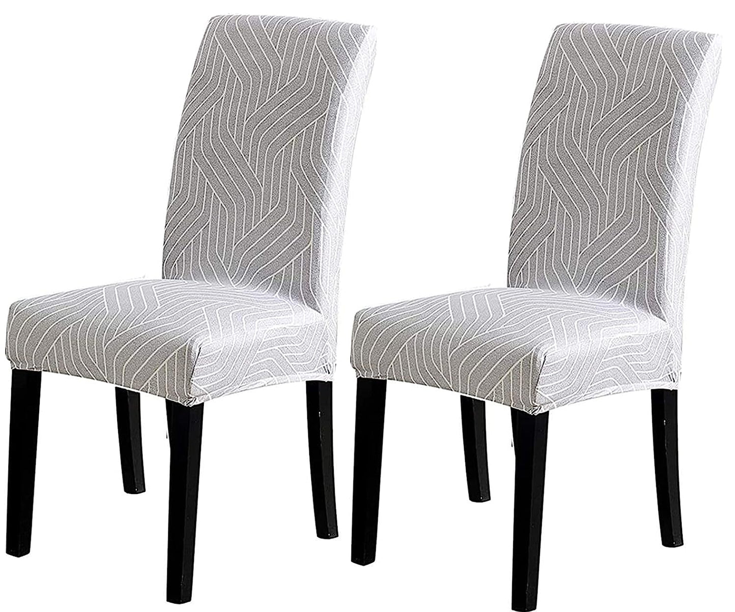 Elastic Chair Cover-Grey Complex